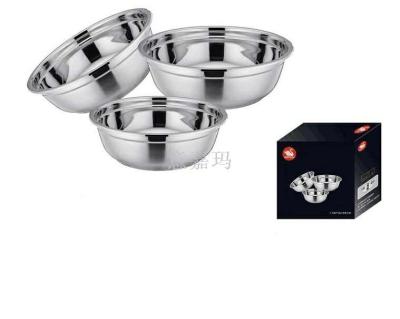 Stainless steel multi - basin pots with pots soup pots cooking pots three sets of gift sets
