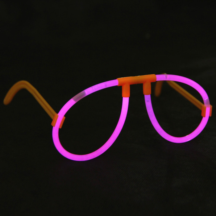 抖音舞蹈气氛助威道具椭圆形荧光发光眼镜夜间儿童恶搞新奇玩具详情14
