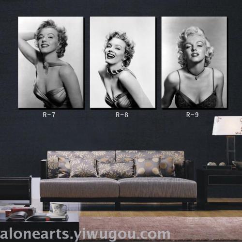 European and American Stars character Monroe KTV Club Wine I Bar Hanging Painting Oil Painting Decorative Painting