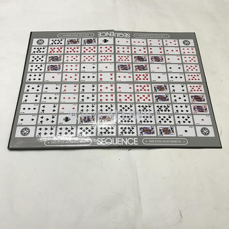 英文版序列迷阵 sequence game 花式五子棋