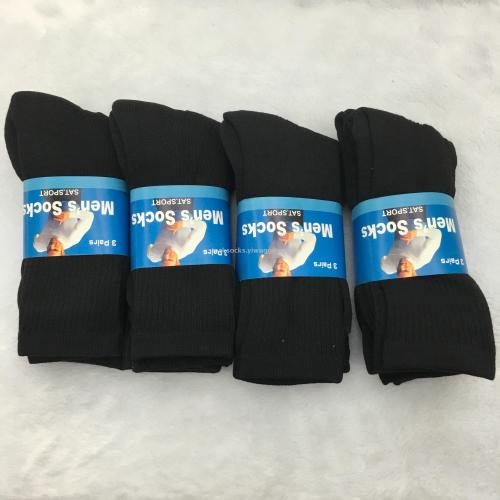 Stall Export to US， Japan and South Korea Men‘s Business Blended Thickened Thermal Middle Tube Terry-Loop Hosiery Color Boutique
