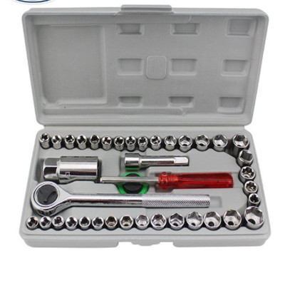 40 sets of car and motorcycle tools sleeve sets of sets of wrench sets