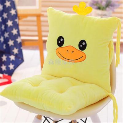 Back Cushion Integrated Office Seat Cushion Thickened Student Seat Cushion Dining Chair Stool Buttock Cushion