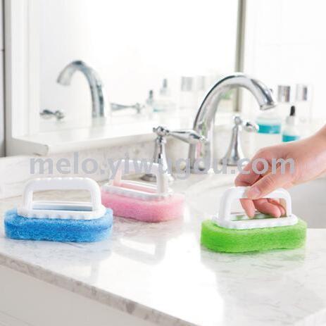 Bathroom with Handle Bathtub Brush， Sponge Brush， Bathroom Cleaning Brush， Ceramic Tile Brush