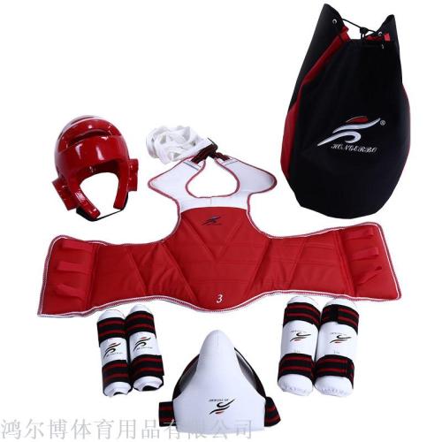 five-piece set of adult taekwondo protective gear for teenagers 2017 hot-selling manufacturers can customize samples