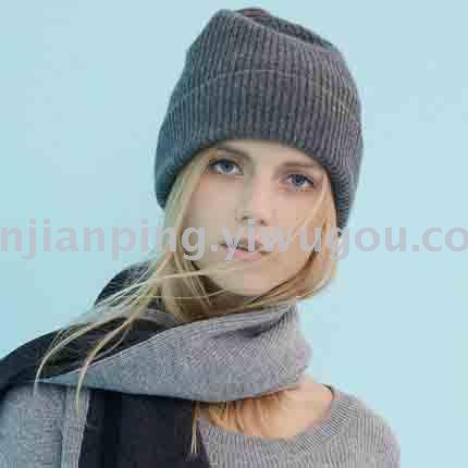 korean cashmere casual knitted winter woolen cap ear protection winter cap