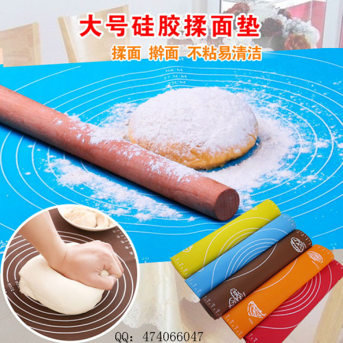 40x60 Thick Silicone Pad Kneading Mat rolling Surface and Surface Pad Non-Stick Chopping Board with Scale