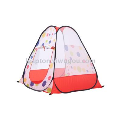 Children tent boy girl dots ocean ball pool game house bouncing net yarn castle