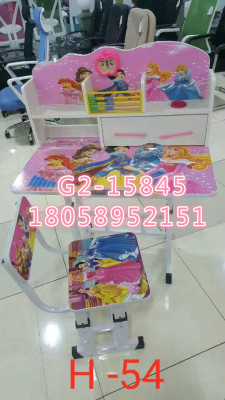 Large children can lift learning desk density board student table and chairs desk and chairs writing desk