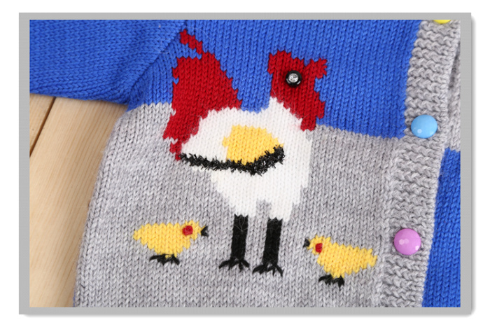 纯手工编织保暖儿童毛衣时尚休闲宝宝百搭可爱