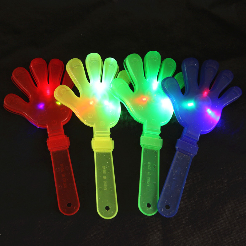 全新料28.5闪光拍手器发光手掌拍活动庆典体育赛事发光新奇玩具