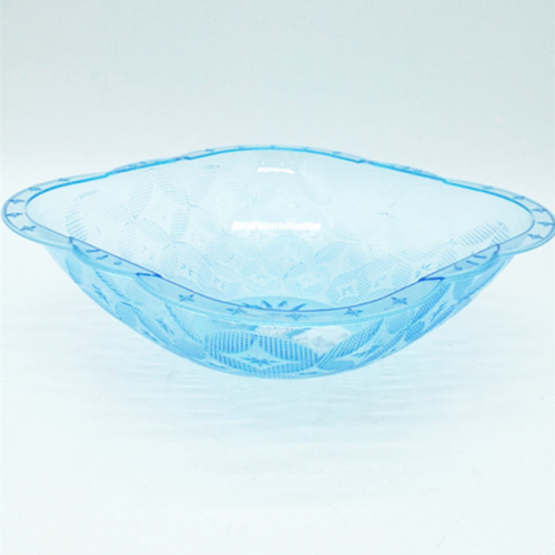 Sunshine Department Store 138 Transparent Square Fruit Plate Water Cube Fruit Plate Dried Fruit Tray Pattern Snack Dish