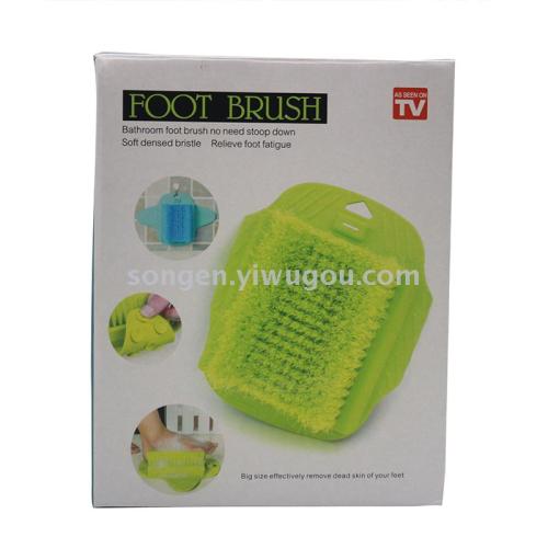 Can Hang Foot Washing Brush with Suction Cup to Remove Dead Calluses Skin File Foot Massage Brush