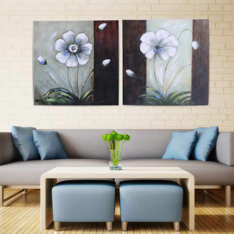 餐厅壁画客厅装饰油画沙发背景墙现代简约挂画