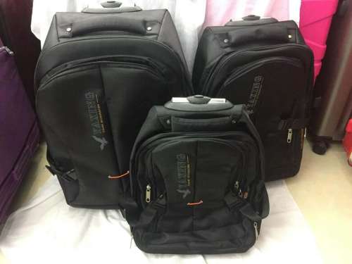 three-piece double-purpose trolley backpack trolley case luggage trolley bag travel bag