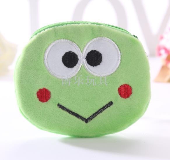 动物卡通零钱包毛绒可爱卡通布艺女式钥匙包硬币包小钱包礼品儿童