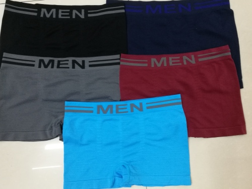 Foreign Trade Men‘s Underwear Boxer Underwear Seamless Underwear Boxers Spot Whole Transaction Nylon