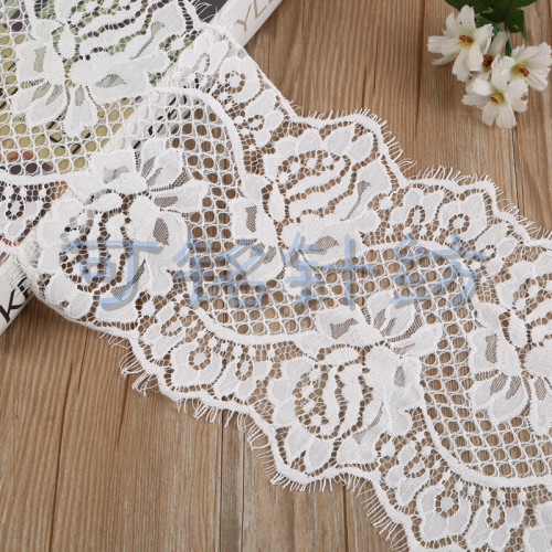 White Lace Accessories Handmade DIY Wedding Embroidery Sofa Curtain Material