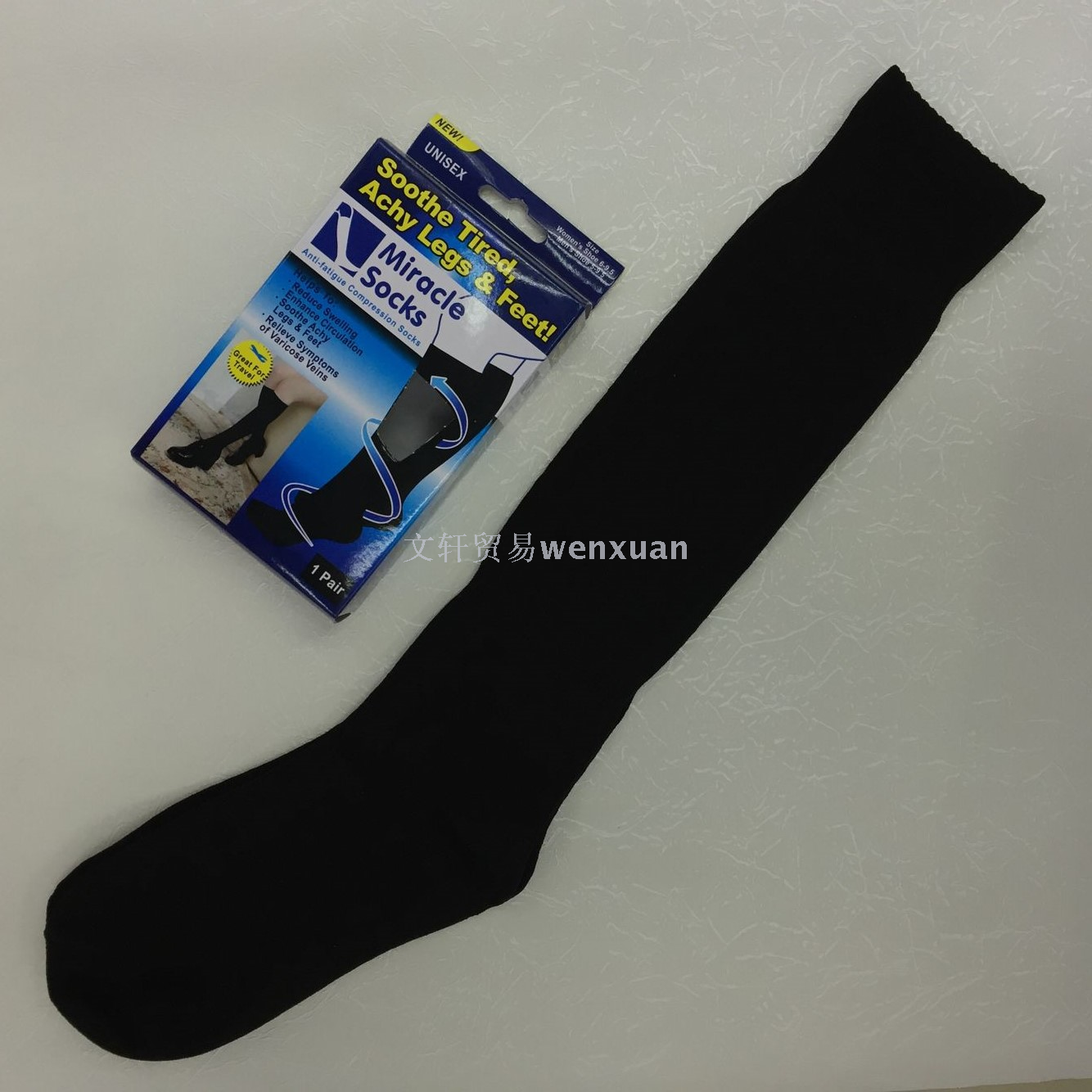 外贸TV瘦腿袜子 美腿袜miracle socks 压力袜