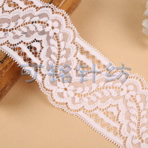 Wavy White Flower Lace Wavy Artistic Retro Lace Cloth Material