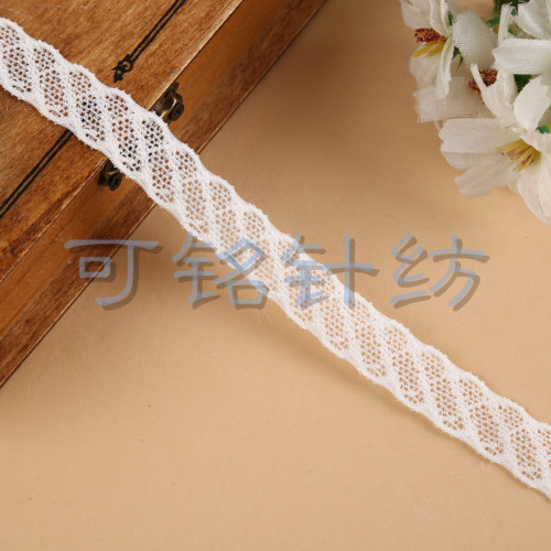 white wavy twill lace accessories handmade fabric ingredients