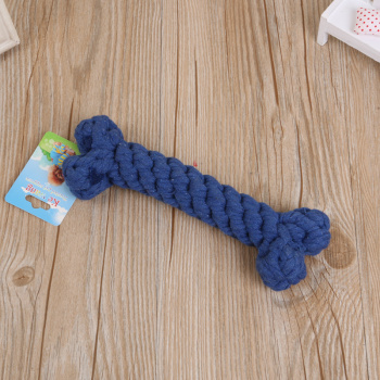 棉绳编织宠物玩具 各式发声磨牙道具 颜色造型