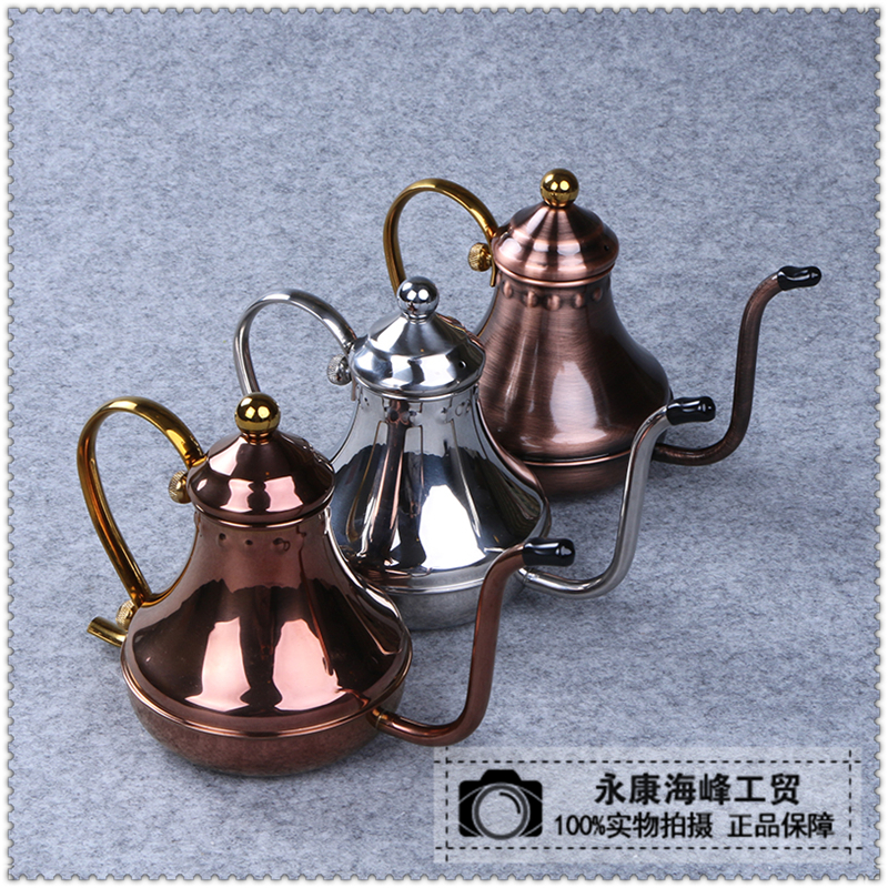 欧式手冲宫廷壶长嘴细口壶 304不锈钢工艺茶壶_ 永康海峰工贸(咖啡壶)_ 义乌国际商贸城二区_义乌购