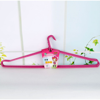 晒被子大衣架晾被单床单衣架防滑浸塑衣架义乌