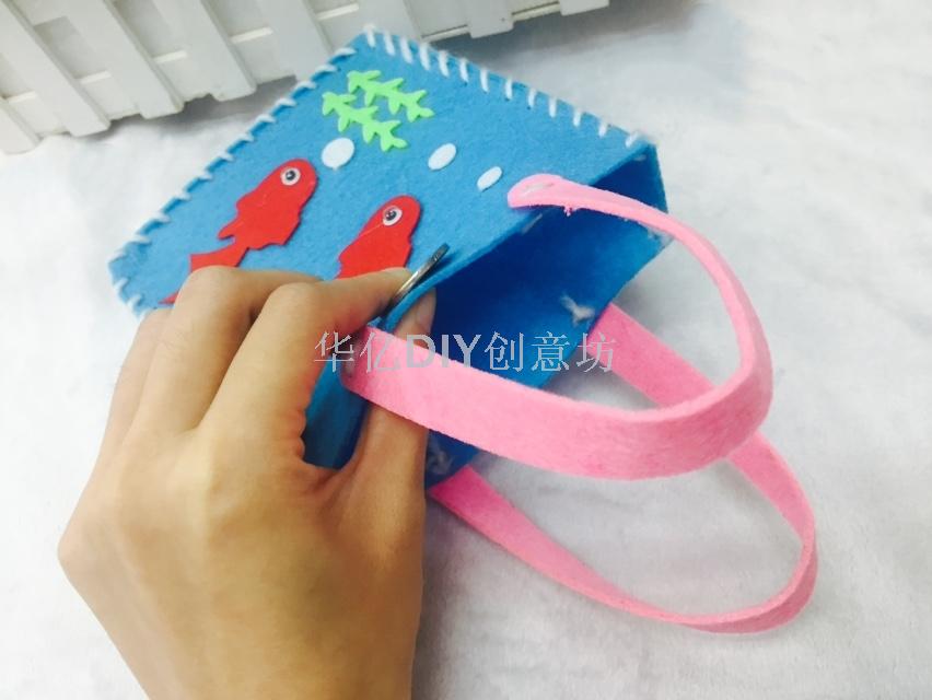 儿童手工制作DIY材料包无纺布包免裁剪不织布