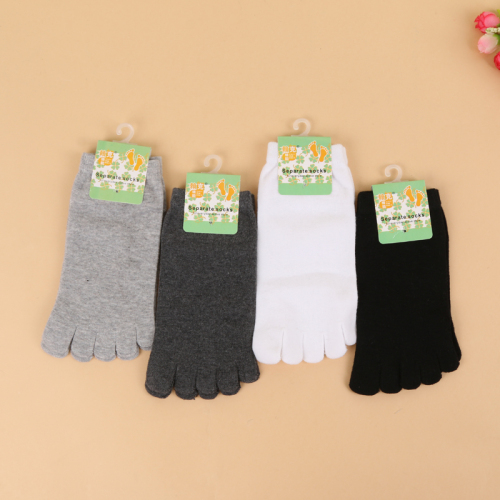 Hyatt Rabbit Cotton Toe Socks Monochrome Short Toe Socks Lk1266 