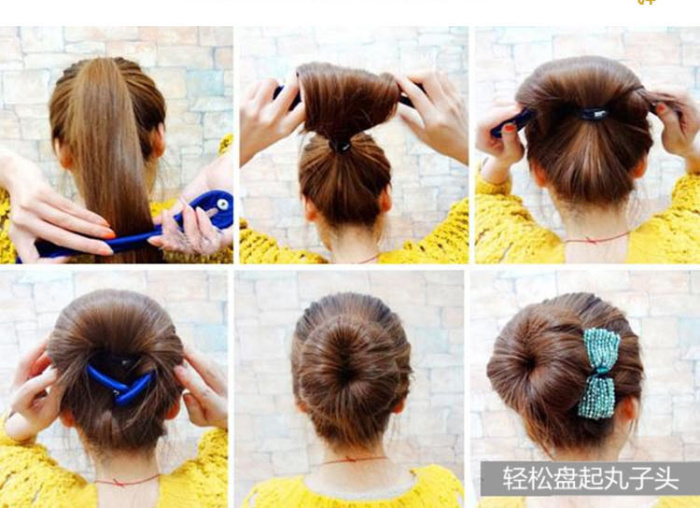 Hair curling tool, bun hair curling tool, hair binding tool, combination hair accessory, headwear pic 10