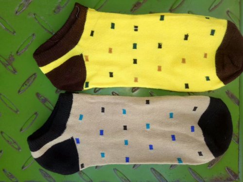 polyester cotton bright color women‘s boat socks