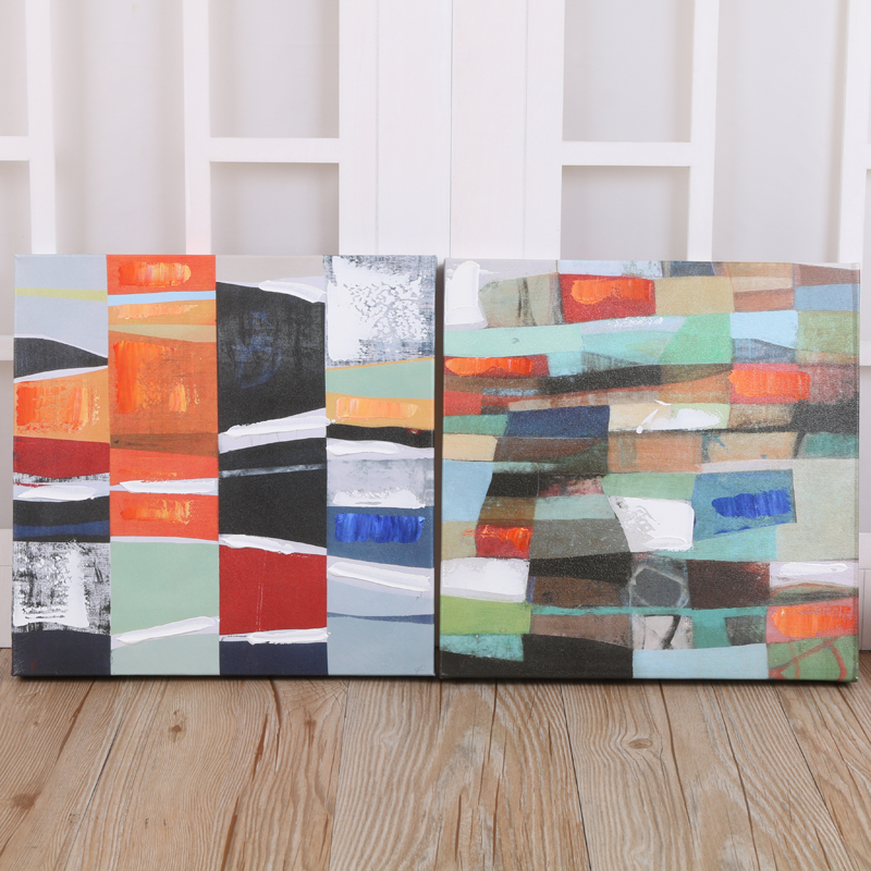 晟天家居 沙发背景墙挂画现代简约挂画卧室床头装饰油画