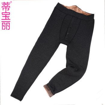 蒂宝丽800g冬季男士护腰加绒加厚棉裤加大加