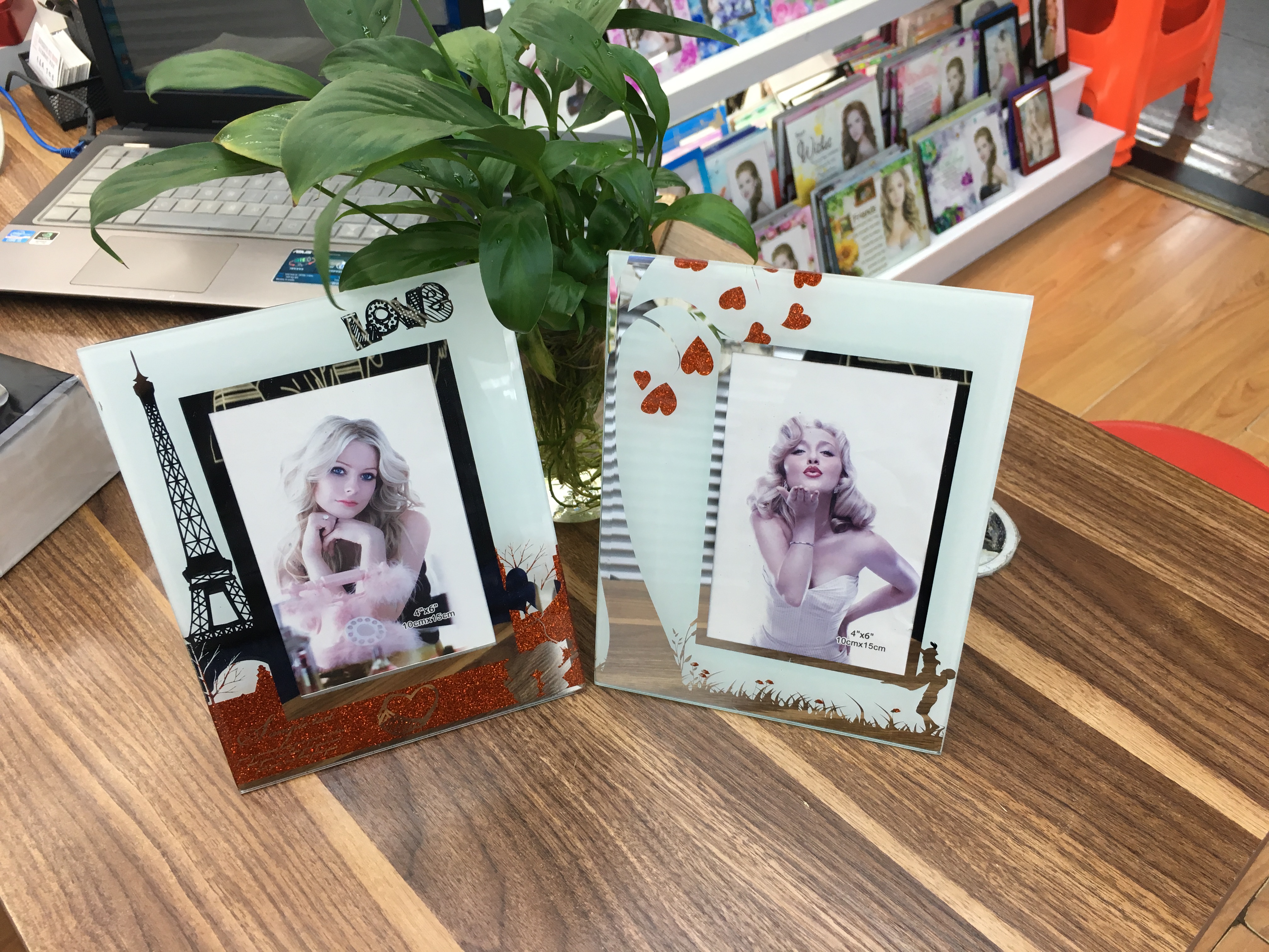 情人节玻璃相框