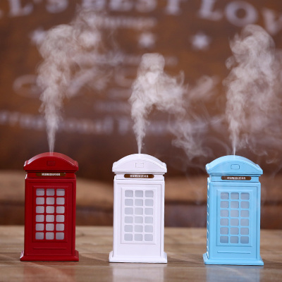 Telephone booth retro booth spray air humidification humidifier humidifier British wind home