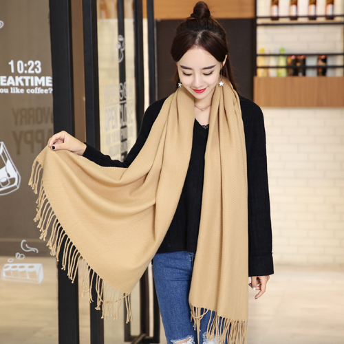 summer women‘s office air-conditioned room shawl scarf dual-use all-match large cloak coat students winter thicken warm