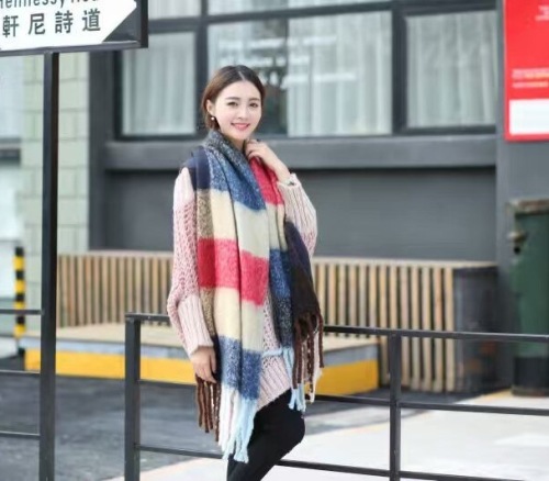 new cashmere-like thickened scarf tassel scarf shawl women‘s scarf