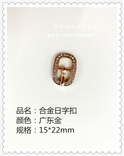 alloy japanese buckle 27 rhinestone guangdong golden fangtian accessories