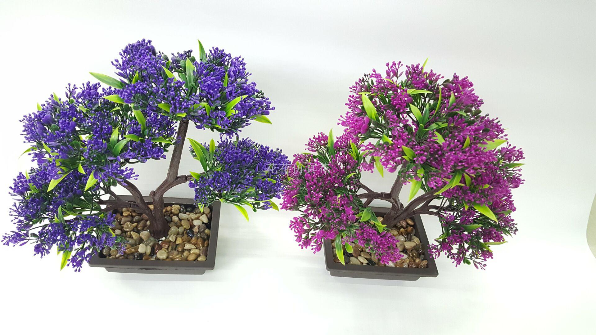 盆栽盆景装饰花仿真植物盆栽仿真草球摆件礼品情人节礼物批发 详情2