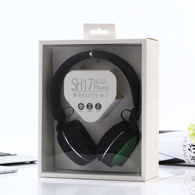 SH-17 card/headset Bluetooth headset radio foldable wireless headphones.