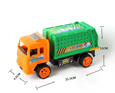 Children's educational toys, inertia engineering vehicles garbage truck 22CM6007-8