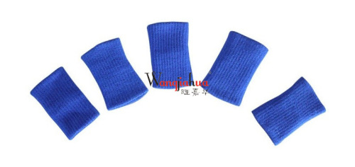 Nylon Finger Guard Knitted Basketball Volleyball Sports Finger Guard Soft Breathable High Stretch Yarn Finger Protector Sports Protection for Men and Women 