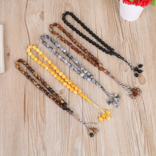 accessories wholesale 33 acrylic beaded hexagonal rosary beads