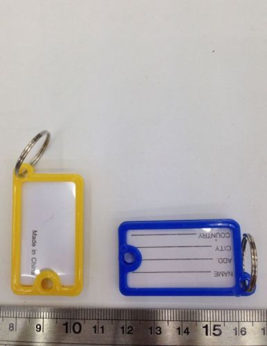 plastic key card rental color number plate key artifact label management marking card key chain key ring