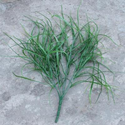 Simulation of green plant leaf wetland potted grass single decoration works to harness grass garden wholesale