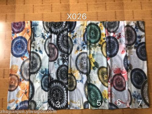 large windmill printing pattern fashion yarn scarf summer shawl various colors and styles