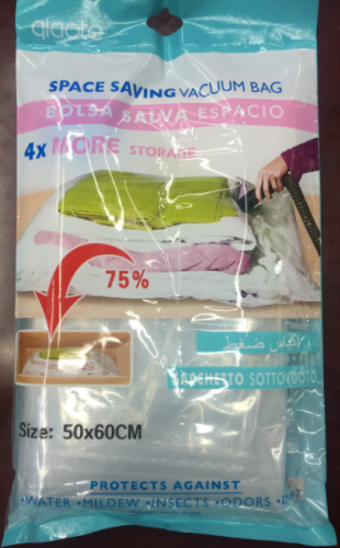 Transparent Vacuum Compression Bag 50 * 60cm