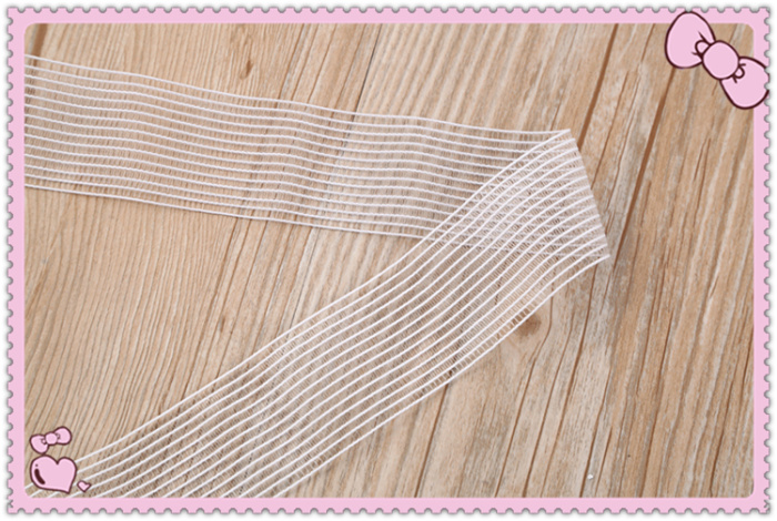 白色半透明鱼丝带 服装服饰辅料织带 规格多样