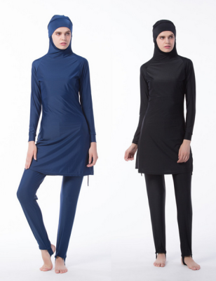 The new style is a full-color Muslim swimsuit with a women's swimsuit